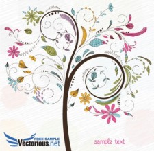 free vector Free tree vector illustration