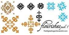 free vector Flourishes free vector pack
