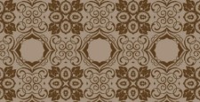 free vector Brown seamless floral wallpaper