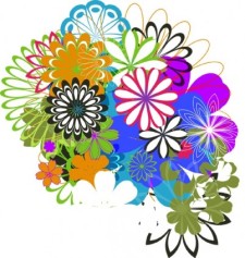free vector Free Vector Flowers 09