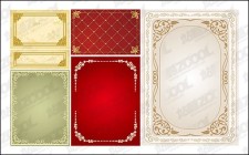 free vector Practical lace border vector material-1