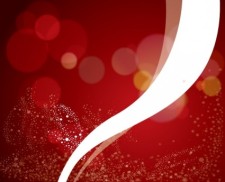 free vector Abstract White line in red