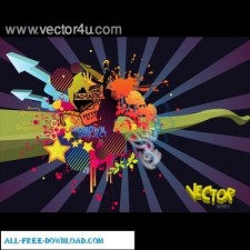 free vector Abstract vector series 1