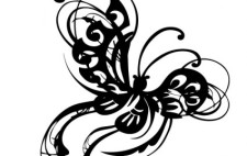 free vector Ornamental Butterfly Abstract Stylized Wings