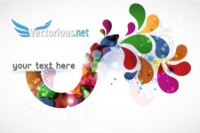 free vector Abstract Colorful Background Vector Illustration