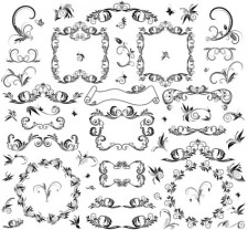 free vector The patterns line art vector