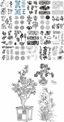 free vector Cdr vector 49 kinds of patterns