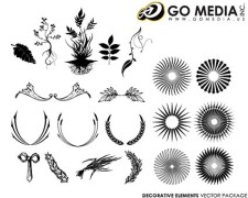 free vector Go media produced vector continental lace pattern with circular