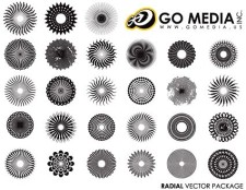 free vector Go media produced vector circular pattern
