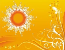 free vector Patterns pattern composed of the sun and fashion