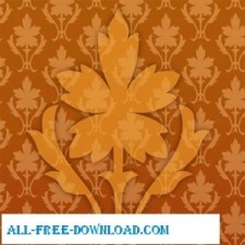 free vector Vector Ornate Wallpaper Pattern