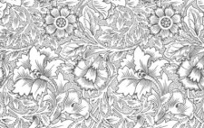 free vector Ornate flower pattern