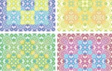 free vector Colored Pattern Background Vector