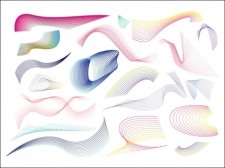 free vector 
								20 Vector Lines Swirls and Patterns							