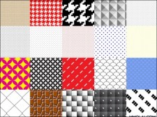 free vector 
								Swatch Patterns							