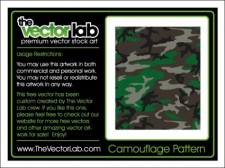 free vector 
								Camouflage Pattern							