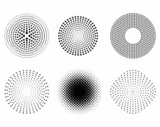 free vector Dots and Halftone Pattern