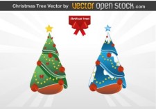 free vector Christmas Trees