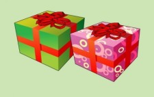 free vector Christmas Box