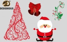 free vector Vector christmas elements
