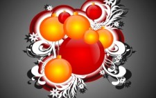 free vector Cool Free Christmas Ornaments
