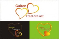 free vector Gloten love logo