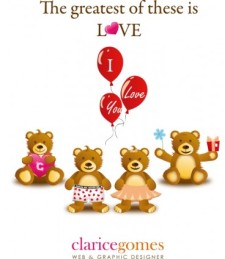 free vector Love Bears