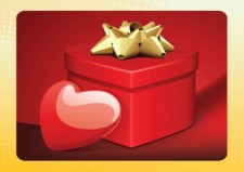 free vector Love Gift Box