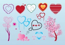 free vector Free Valentine Heart Vector Graphics