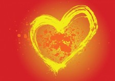 free vector Heart Painting Vector