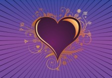 free vector Heart of Gold