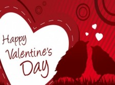 free vector Happy Valentines day card