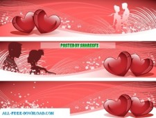free vector Valentines Day Banner
