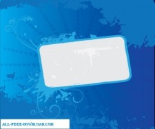 free vector Blue banner