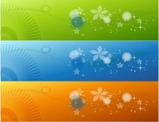 free vector Color Banners Vector