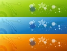 free vector Color Banners