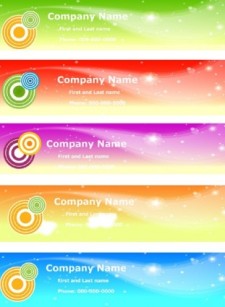 free vector Free Vector Sky Banners