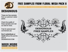 free vector Free floral vector samples