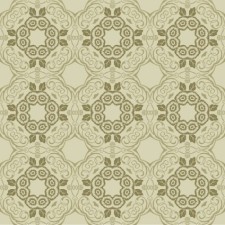 free vector Green Floral Wallpaper