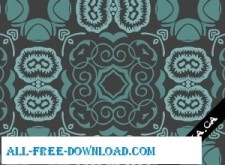 free vector Bluish floral wallpaper
