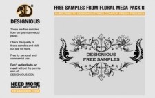 free vector Free floral vector samples