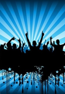 free vector The trend of party figures silhouette vector