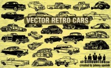free vector Vector Retro Cars