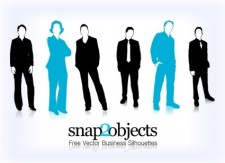 free vector Free Vector Business Silhouettes