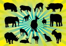 free vector Animal Silhouettes Pack