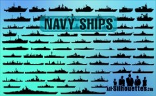 free vector Vector Navy Ships