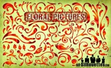 free vector Floral Pictures