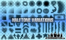 free vector Vector Halftones Elements