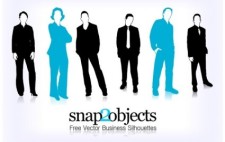 free vector Free Vector Business Silhouettes