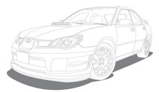 free vector Line drawing vehicle car vector